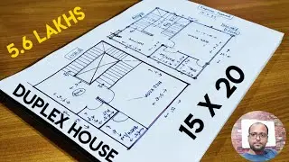 15 x 20 DUPLEX HOUSE II 15 X 20 SMALL HOUSE PLAN II 15 X 20 GHAR KA NAKSHA