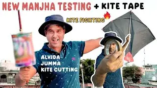 New Kite Manjha Result ? 😲 | Kite Tape | Kite Flying On Alvida Jumma | Kite Flying | Kite Fighting