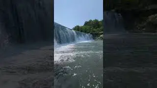 Close up of the Historic Stone Dam in Lanesboro, MN.
