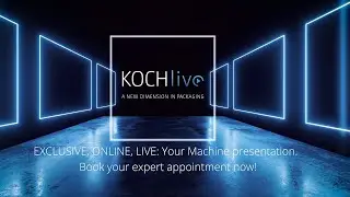 EXCLUSIVE, ONLINE, LIVE: Your machine presentation.