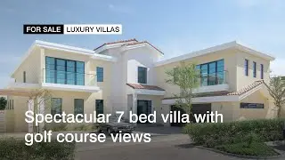 Spectacular 7 bed villa with golf course views | Jumeirah Golf Estates | haus & haus