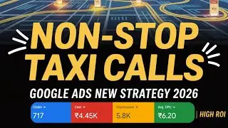 New 2026 Taxi Google Ads Strategy That Actually Works| Google Ads For Cab Booking