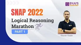 SNAP 2022 Logical Reasoning Marathon | Target SNAP Logical Reasoning Section | Part 1 #snap2022