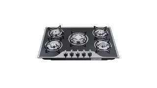5 Burner Built-In Gas Stove Cast Iron Gas Hob Burner Cooker LPG NG Du #eaffilifest #trending #viral