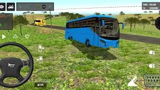 🤯Bus simulator indonesia ll new euro coach bus simulator 💥 euro school Bus game 