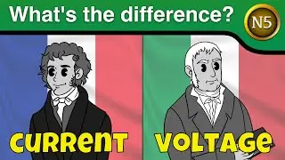 What's the difference between current & voltage (National 5 Physics)