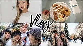 VLOG - FESTIVE DAY IN LONDON, ICE SKATING & BUMPED INTO ZALFIE | Naomi Victoria