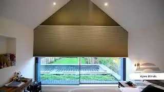 Paragon Shading: Bespoke Gable Window Pleated Blinds with BlindSpace Integration