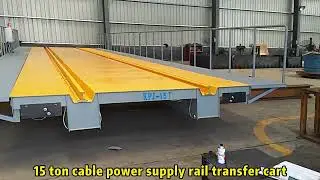 Heavy Industry Manufacturing-15 ton cable power supply rail transfer cart-Leina