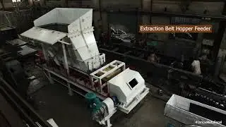 Dhanvanthri Engineers | High-Performance Extraction Belt Hopper Feeder in Action