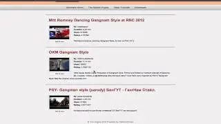 PSY - Gangnam style targeted search - YouEngine