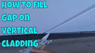 How to fill gap on  vertical cladding#shorts 👍 & 🔔