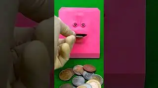 mini face bank pink colour unboxing review coin collect || mini brand store unboxing(JC-985)#shorts