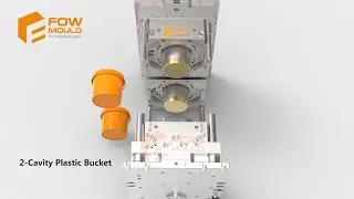 How To Make 2-Cavity Plastic Buckets With Handles Using Injection Molding | ImMould.com