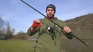 SPORTEX RAPID FEEDER RS-2 13ft 3.90m Medium 80-150gr Test lansare de pe scaun in clips 130m