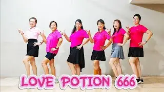 LOVE POTION 666 - Line Dance - Choreo : Rob Fowler @yulita_linedance7465 