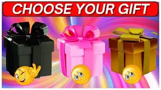 BLACK, PINK or GOLD?| 🎁 CHOOSE YOUR GIFT 🎁|How LUCKY Are You? 🍀 @ThEQuIzIQ
