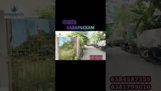 ID-21 🤩 🤩 OMR KARAPAKKAM #omr #karapakkam #sholinganallur #landsales