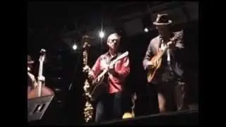 Hugh Laurie with David Piltch and Kevin Breit at Rhythm & Roots 2012