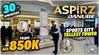 Aspirz Dubai Sports City By Danube Properties | 1 % Monthly | Your Home & Office In same building