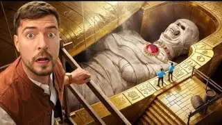 Spending 100 Hours Inside The Pyramids by Mr. Beast 💀 👺👺! #most#famous#viral#video#3k