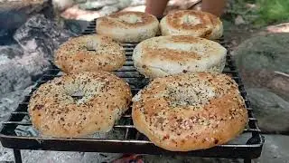 Breakfast Bagels on the Appalachian Trail