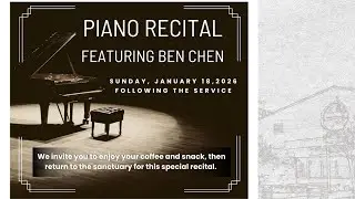 Piano Recital featuring Ben Chen