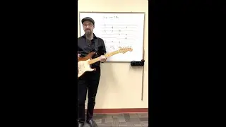 Direct Modulation From Am to F#m - Music Theory For Guitar # shorts