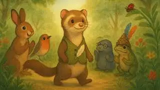 Fern the Ferret and the Feather Parade 🐾🌿 | A Fable About Being Yourself | Toddler Storytime