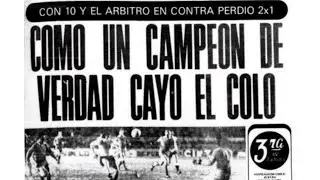 INDEPENDIENTE VS COLO-COLO, 3RA DEFINICI&Oacute;N, COPA LIBERTADORES 1973