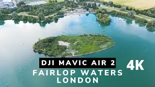 4K DRONE SHOTS DJI MAVIC AIR 2 FAIRLOP WATERS LONDON