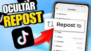 Cómo OCULTAR mis REPOST en TIKTOK (2024) l Tutorial Paso a Paso