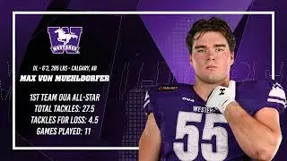 2025 CFL Draft Prospect Max von Muehldorfer