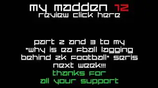 Madden 12 Review Link
