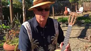 Ohana TK-70WC Tenor Ukulele Demonstrated by Peter Hix.