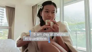 5am Productive Day in My Life Vlog🌤| Taiwan Quarantine Diaries [Sub: ENG, CHN]
