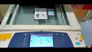 Two id card copies in 1 A6 page xerox 57xx photocopier machines