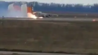 Russian pilot managed to land a damaged Su-25