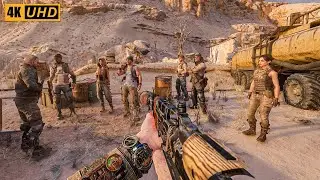 The Caspian | Stealing Water Tank Truck | Immersive Graphics Gameplay [4K60FPS] Metro Exodus
