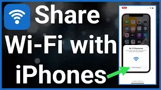 How To Share WiFi Password From One iPhone To Another iPhone