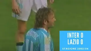 25 aprile 2004: Inter Lazio 0 0