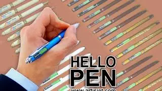 Print on pens - artisJet LED UV printing solution