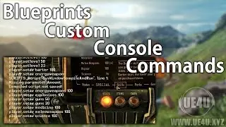 Unreal Engine, Blueprints Custom Console Commands - UE4U.XYZ