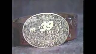DFW Local TV Station Channel 39 Cowboy Belt Buckle Promo