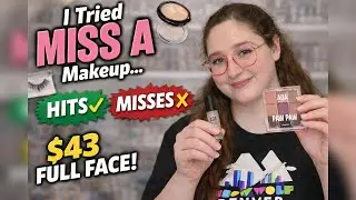 I Bought a FULL Face of Makeup at Miss A for $43 | What Was Actually Worth It?