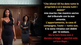 Il mio ex-marito ha festeggiato la sua vittoria nel DIVORZIO... un'ora dopo, &egrave; successo qualcosa...