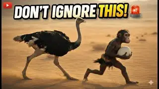&ldquo;Million Years Ago 😱 A Monkey vs Ostrich Egg | Nature Was Brutal&rdquo; #nature  #Animals #BrutalNature