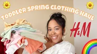 H&M KIDS CLOTHING HAUL - TODDLER GIRL SPRING CLOTHING HAUL 2022 - BABY GIRL CLOTHES HAUL 2022