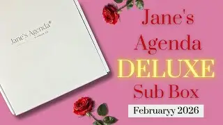 Unboxing the Jane's Agenda February 2026 Deluxe Planner Subscription Box