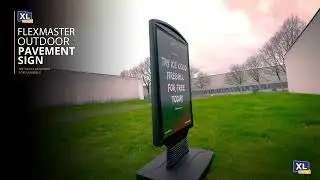 FLEXMASTER Pavement Sign Poster Display Board From XL Displays